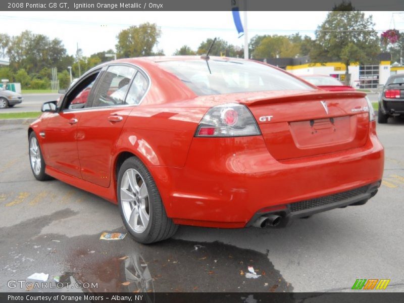  2008 G8 GT Ignition Orange Metallic