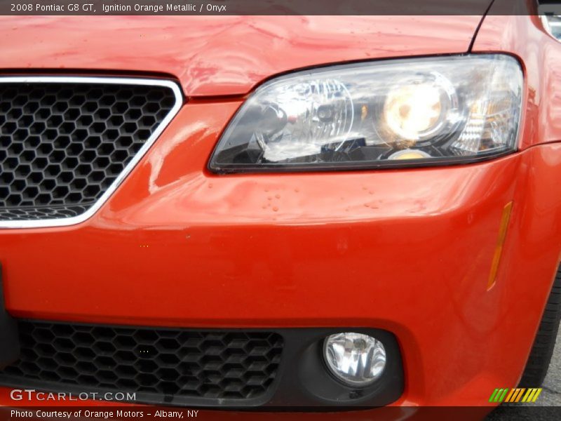 Ignition Orange Metallic / Onyx 2008 Pontiac G8 GT