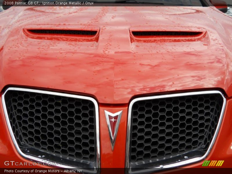Ignition Orange Metallic / Onyx 2008 Pontiac G8 GT