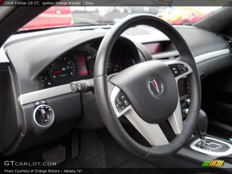 Ignition Orange Metallic / Onyx 2008 Pontiac G8 GT