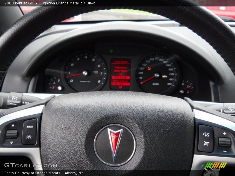 Ignition Orange Metallic / Onyx 2008 Pontiac G8 GT
