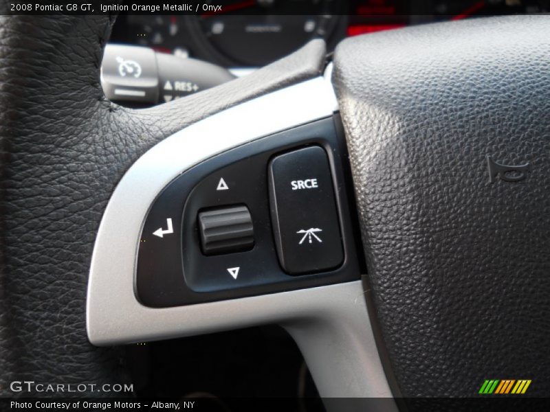 Ignition Orange Metallic / Onyx 2008 Pontiac G8 GT
