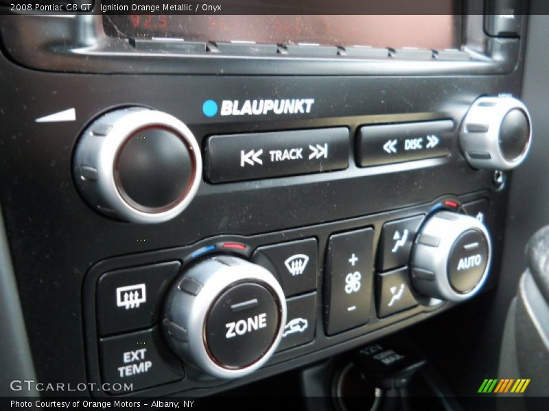 Controls of 2008 G8 GT
