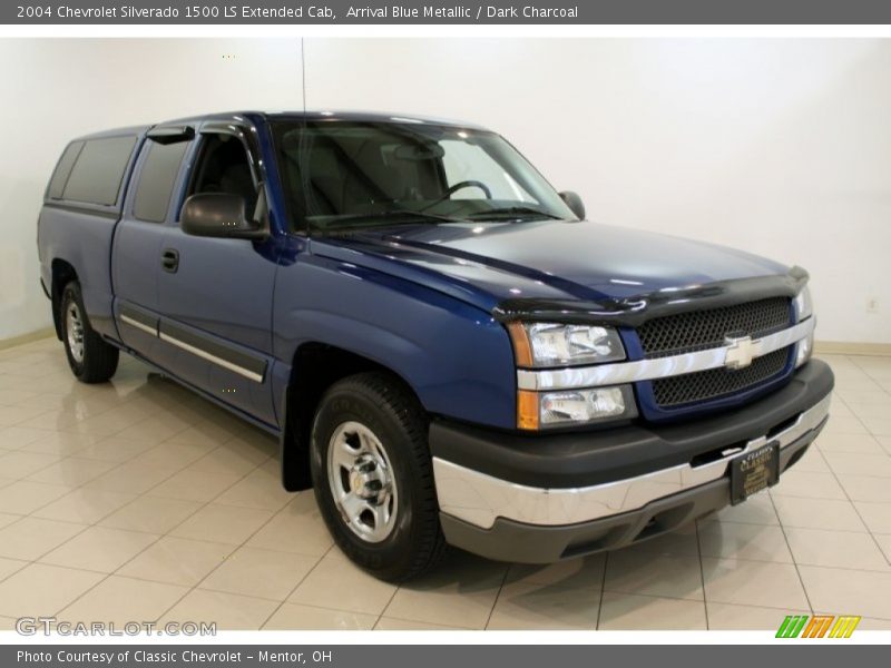 Arrival Blue Metallic / Dark Charcoal 2004 Chevrolet Silverado 1500 LS Extended Cab