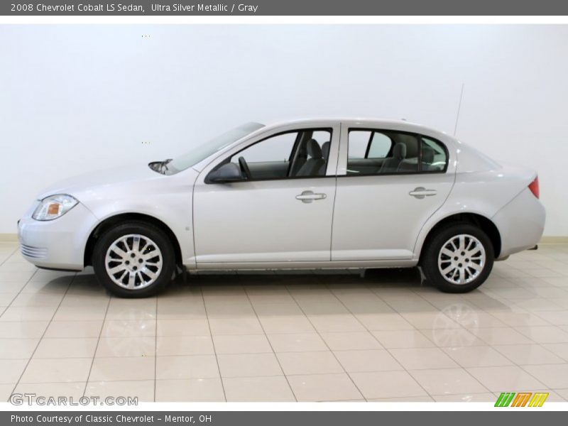 Ultra Silver Metallic / Gray 2008 Chevrolet Cobalt LS Sedan