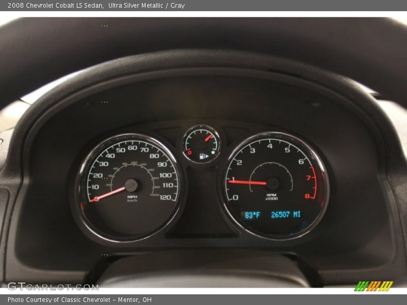 Ultra Silver Metallic / Gray 2008 Chevrolet Cobalt LS Sedan