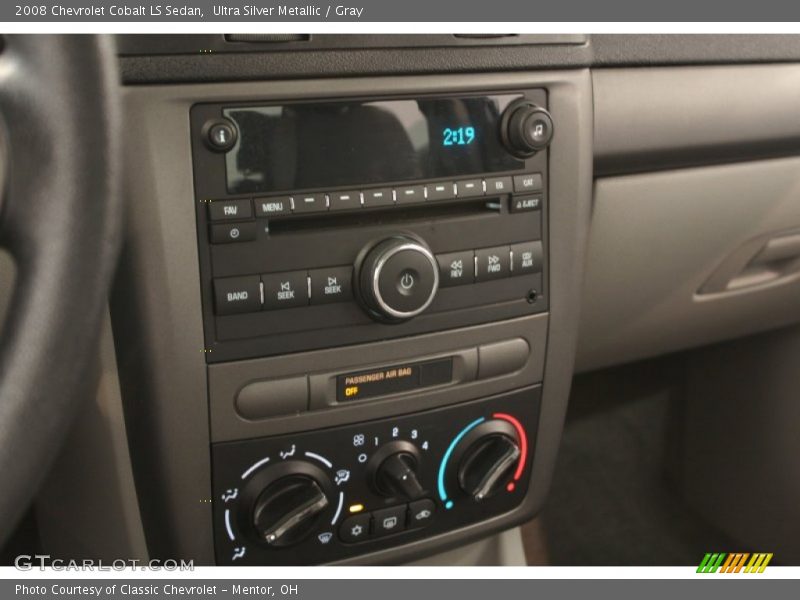 Ultra Silver Metallic / Gray 2008 Chevrolet Cobalt LS Sedan
