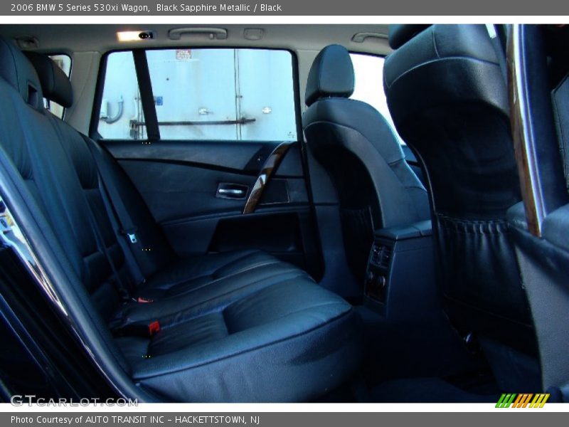 Black Sapphire Metallic / Black 2006 BMW 5 Series 530xi Wagon