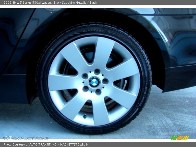 Black Sapphire Metallic / Black 2006 BMW 5 Series 530xi Wagon