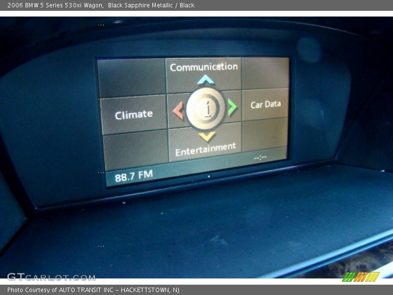 Black Sapphire Metallic / Black 2006 BMW 5 Series 530xi Wagon