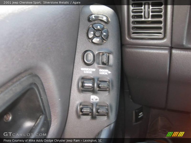 Silverstone Metallic / Agate 2001 Jeep Cherokee Sport