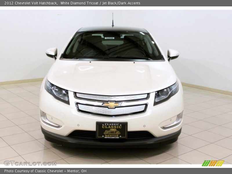 White Diamond Tricoat / Jet Black/Dark Accents 2012 Chevrolet Volt Hatchback