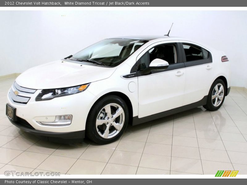 White Diamond Tricoat / Jet Black/Dark Accents 2012 Chevrolet Volt Hatchback