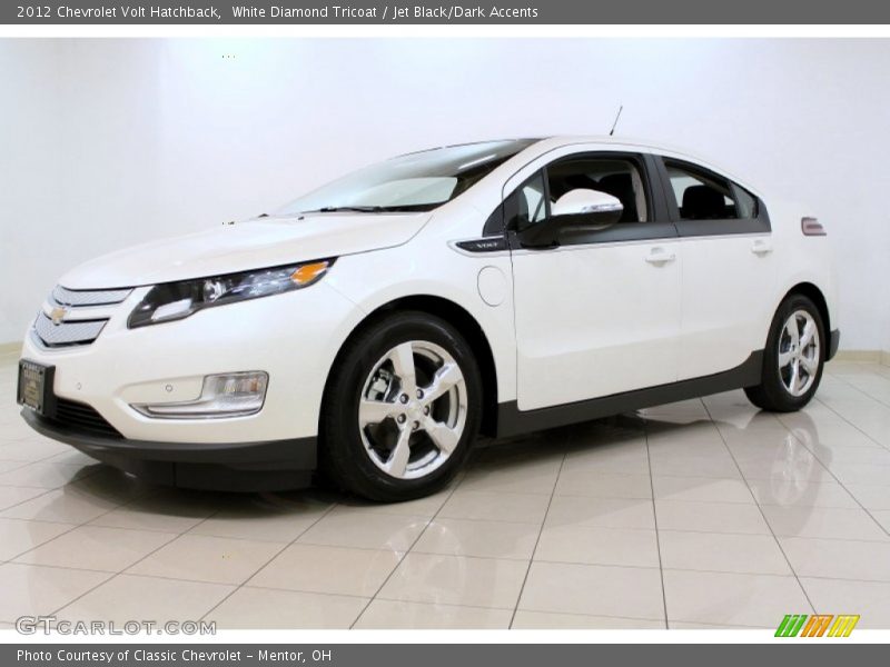 White Diamond Tricoat / Jet Black/Dark Accents 2012 Chevrolet Volt Hatchback
