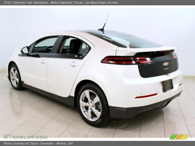 White Diamond Tricoat / Jet Black/Dark Accents 2012 Chevrolet Volt Hatchback