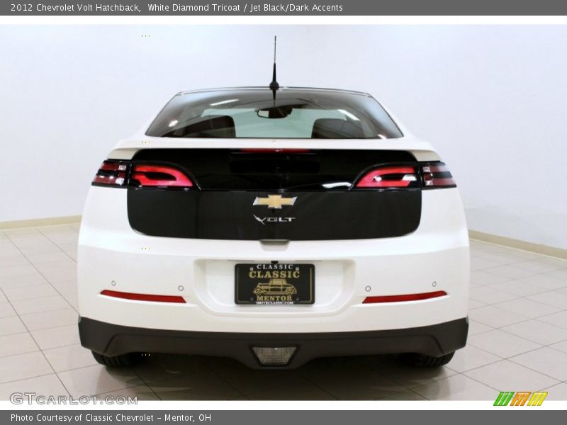 White Diamond Tricoat / Jet Black/Dark Accents 2012 Chevrolet Volt Hatchback
