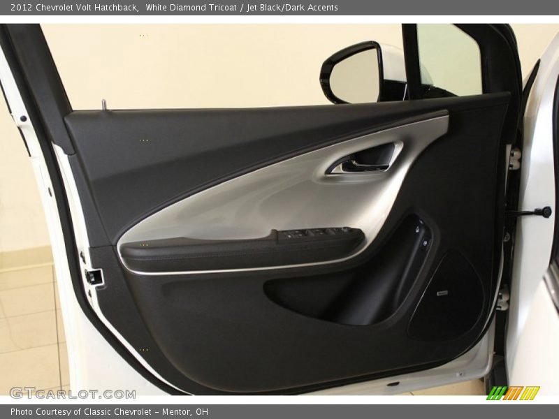 White Diamond Tricoat / Jet Black/Dark Accents 2012 Chevrolet Volt Hatchback