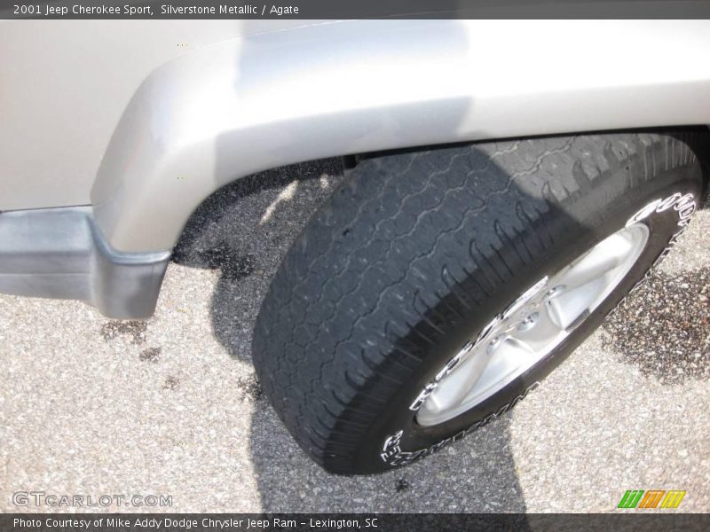 Silverstone Metallic / Agate 2001 Jeep Cherokee Sport