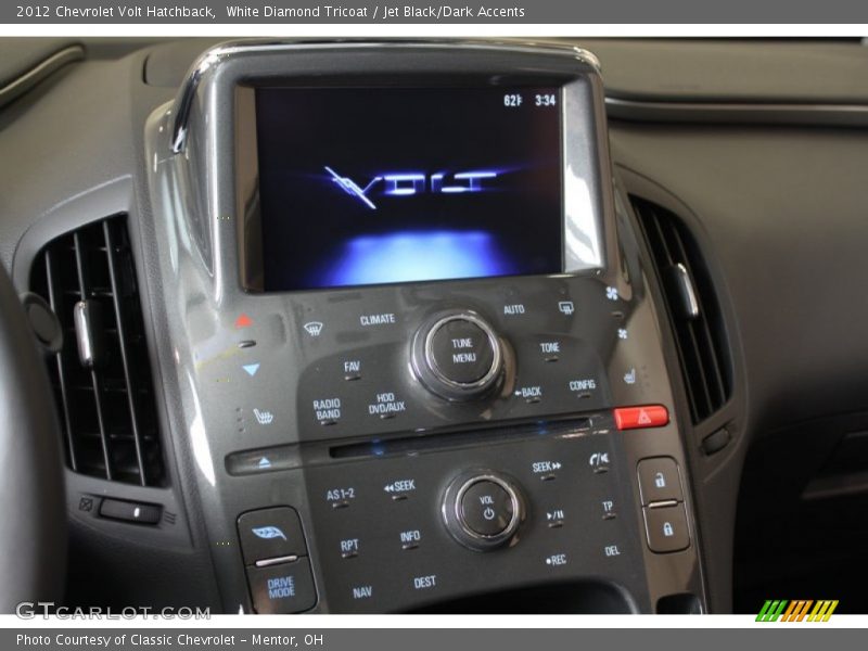 White Diamond Tricoat / Jet Black/Dark Accents 2012 Chevrolet Volt Hatchback