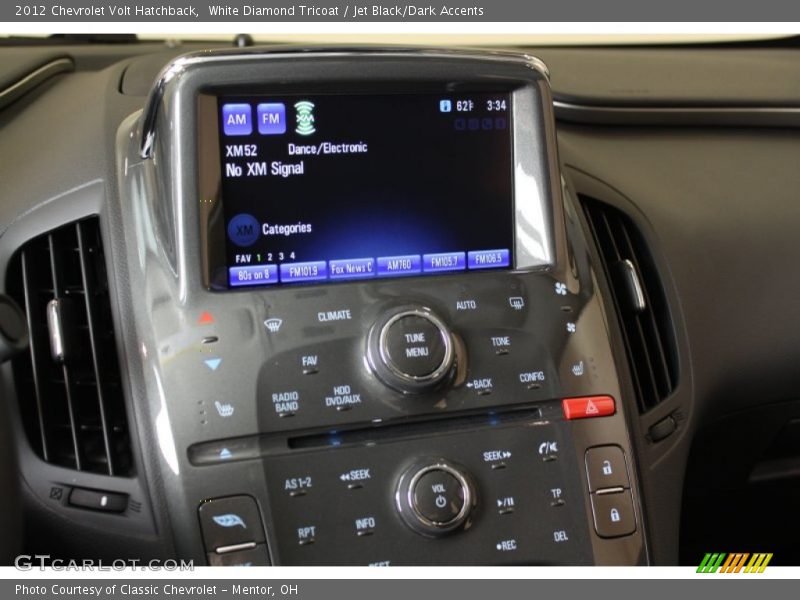 White Diamond Tricoat / Jet Black/Dark Accents 2012 Chevrolet Volt Hatchback