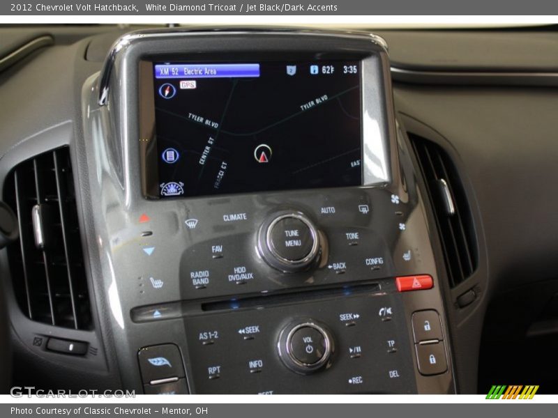 White Diamond Tricoat / Jet Black/Dark Accents 2012 Chevrolet Volt Hatchback