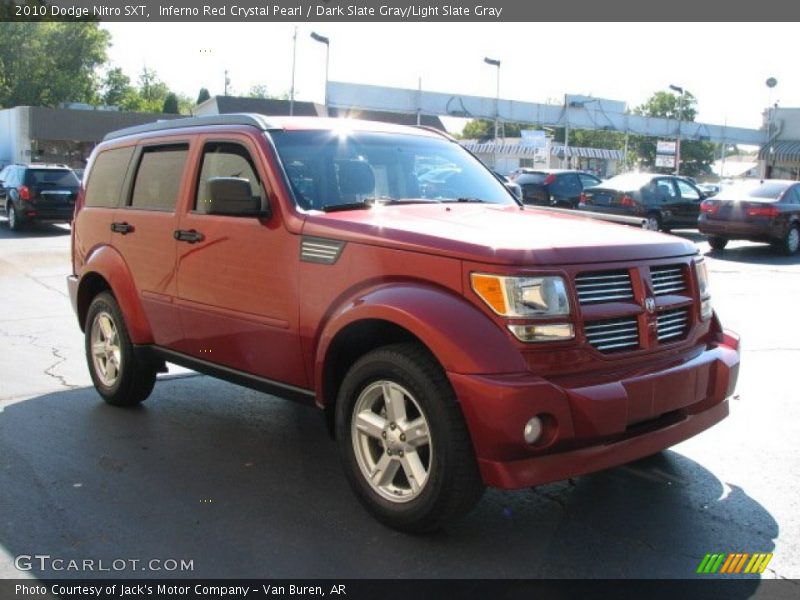 Inferno Red Crystal Pearl / Dark Slate Gray/Light Slate Gray 2010 Dodge Nitro SXT