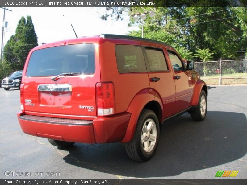 Inferno Red Crystal Pearl / Dark Slate Gray/Light Slate Gray 2010 Dodge Nitro SXT