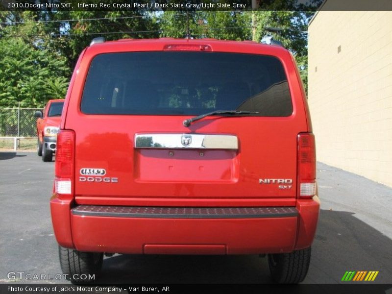 Inferno Red Crystal Pearl / Dark Slate Gray/Light Slate Gray 2010 Dodge Nitro SXT