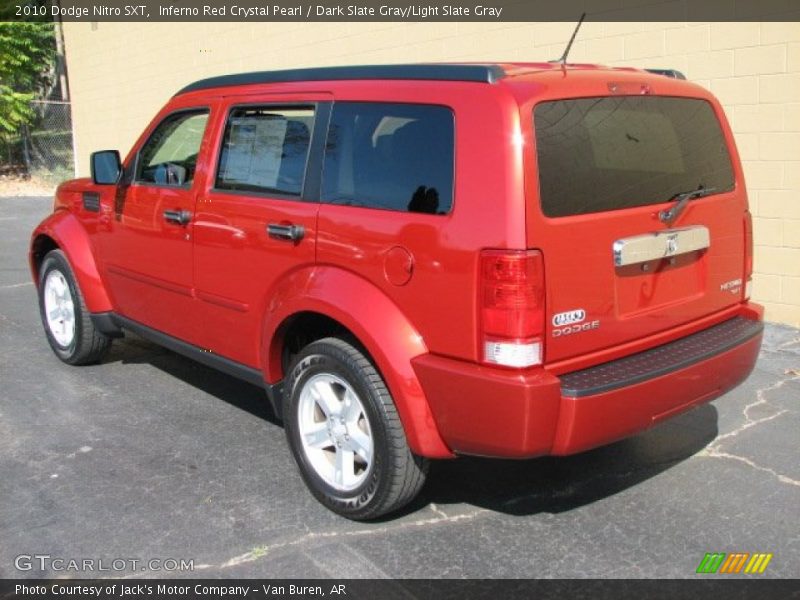 Inferno Red Crystal Pearl / Dark Slate Gray/Light Slate Gray 2010 Dodge Nitro SXT