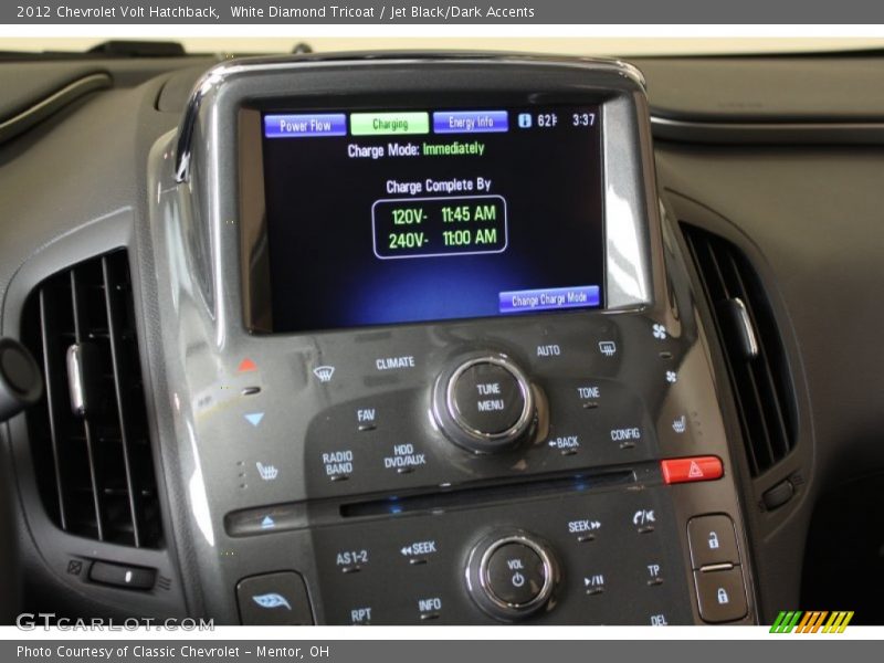 White Diamond Tricoat / Jet Black/Dark Accents 2012 Chevrolet Volt Hatchback
