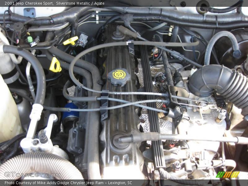 Silverstone Metallic / Agate 2001 Jeep Cherokee Sport