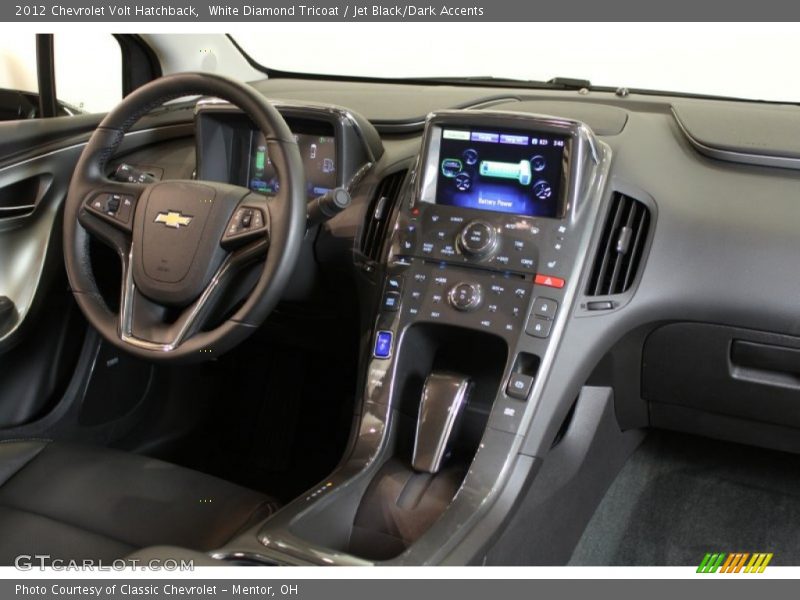 White Diamond Tricoat / Jet Black/Dark Accents 2012 Chevrolet Volt Hatchback