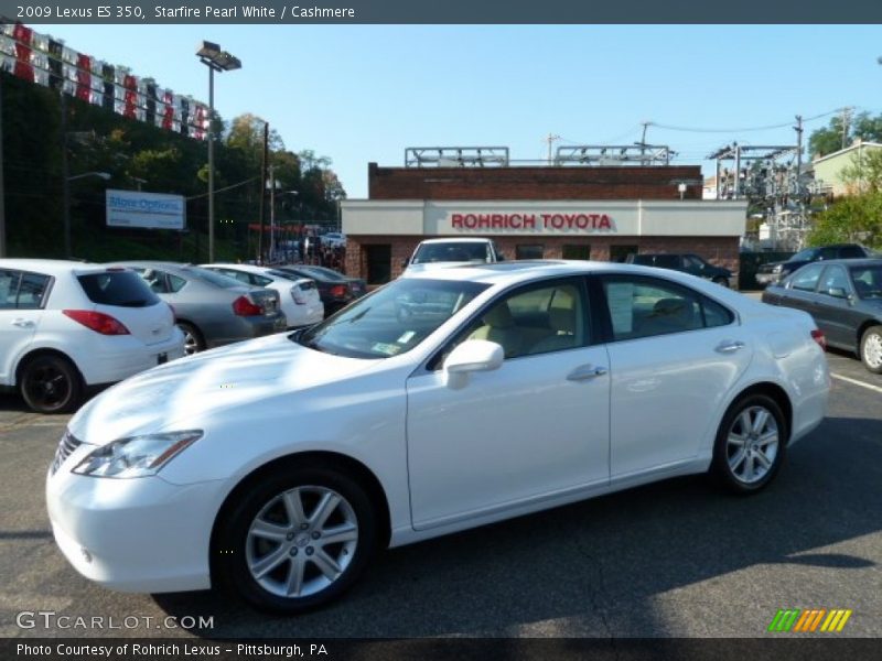 Starfire Pearl White / Cashmere 2009 Lexus ES 350