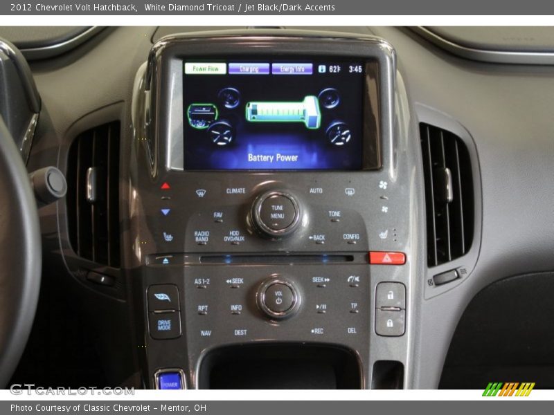 White Diamond Tricoat / Jet Black/Dark Accents 2012 Chevrolet Volt Hatchback