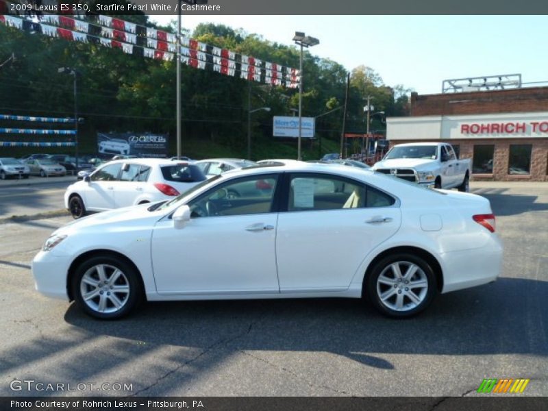 Starfire Pearl White / Cashmere 2009 Lexus ES 350