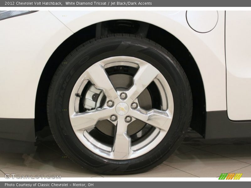 White Diamond Tricoat / Jet Black/Dark Accents 2012 Chevrolet Volt Hatchback