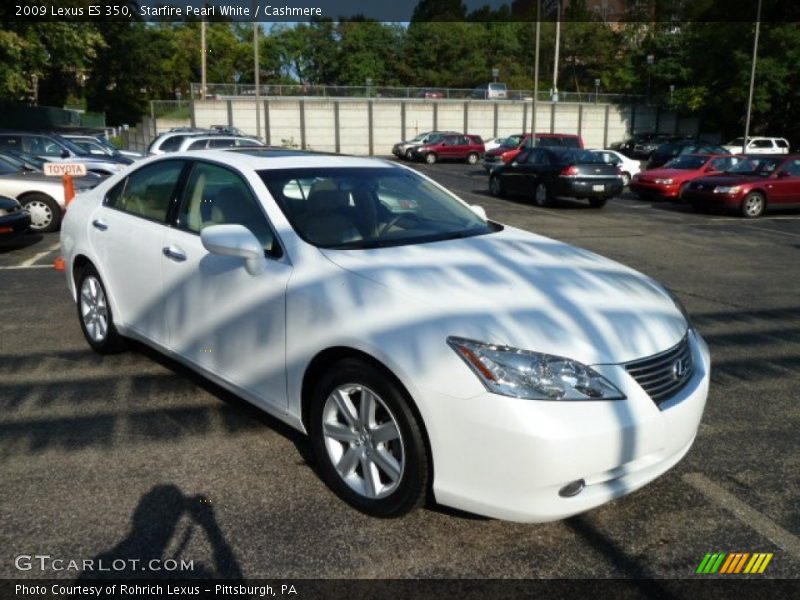 Starfire Pearl White / Cashmere 2009 Lexus ES 350