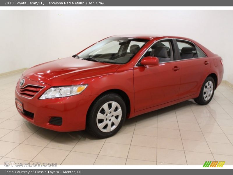 Barcelona Red Metallic / Ash Gray 2010 Toyota Camry LE