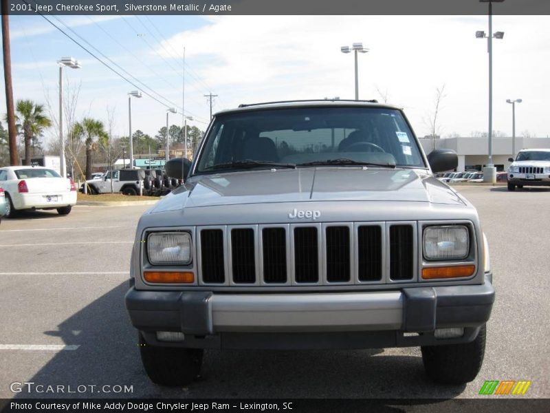 Silverstone Metallic / Agate 2001 Jeep Cherokee Sport