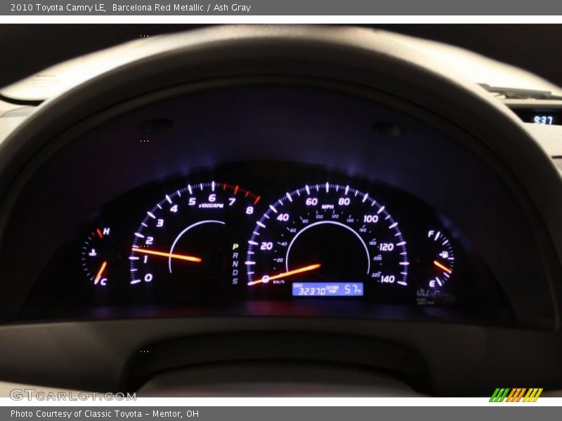 Barcelona Red Metallic / Ash Gray 2010 Toyota Camry LE