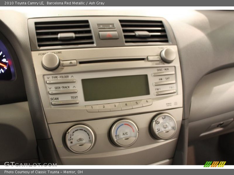 Barcelona Red Metallic / Ash Gray 2010 Toyota Camry LE