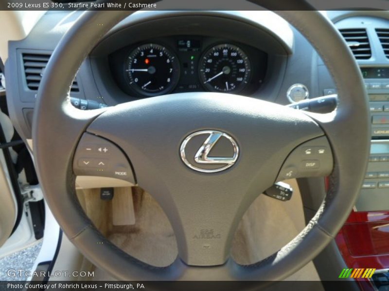 Starfire Pearl White / Cashmere 2009 Lexus ES 350