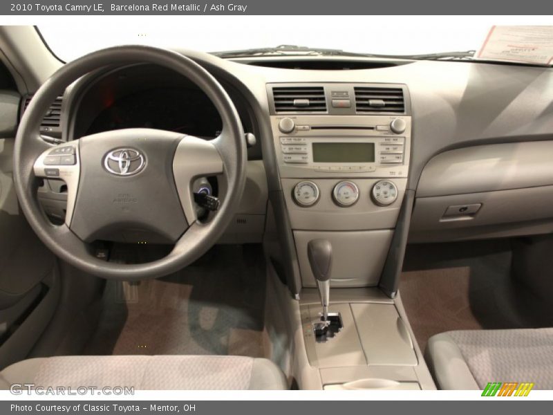 Barcelona Red Metallic / Ash Gray 2010 Toyota Camry LE