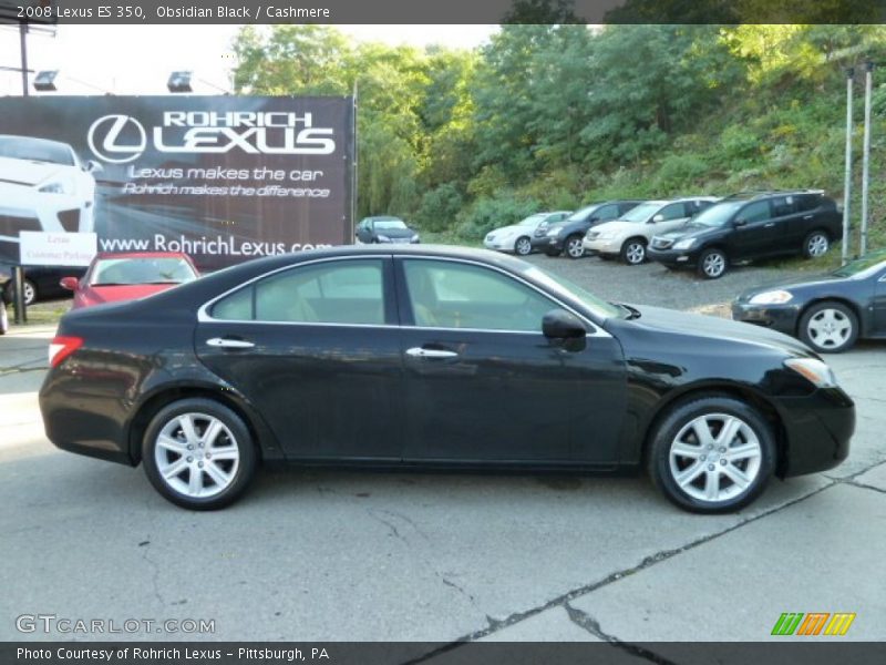 Obsidian Black / Cashmere 2008 Lexus ES 350