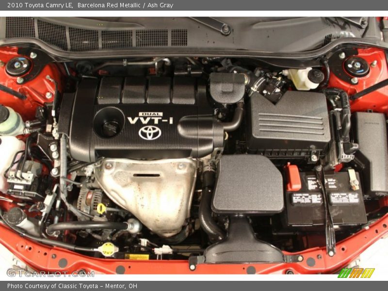 Barcelona Red Metallic / Ash Gray 2010 Toyota Camry LE