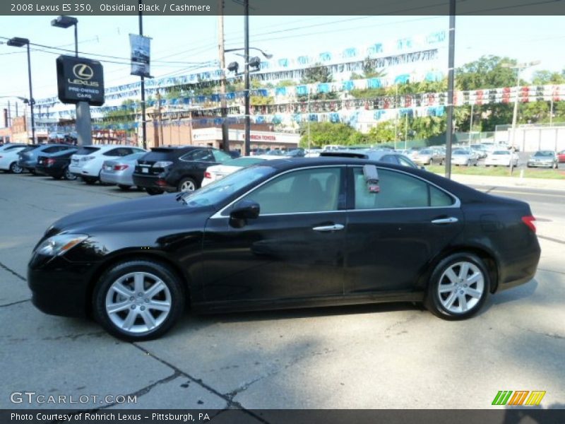 Obsidian Black / Cashmere 2008 Lexus ES 350