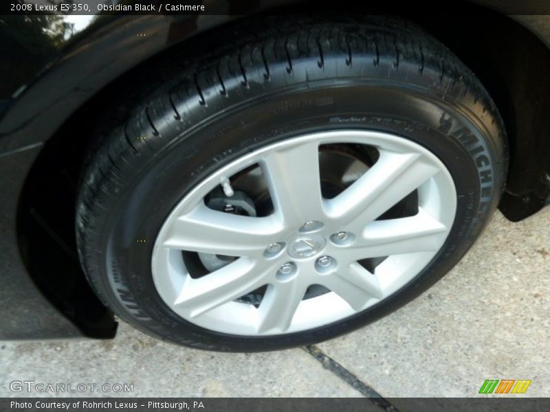 Obsidian Black / Cashmere 2008 Lexus ES 350