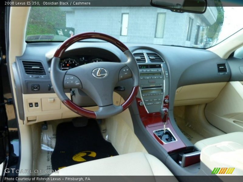 Obsidian Black / Cashmere 2008 Lexus ES 350