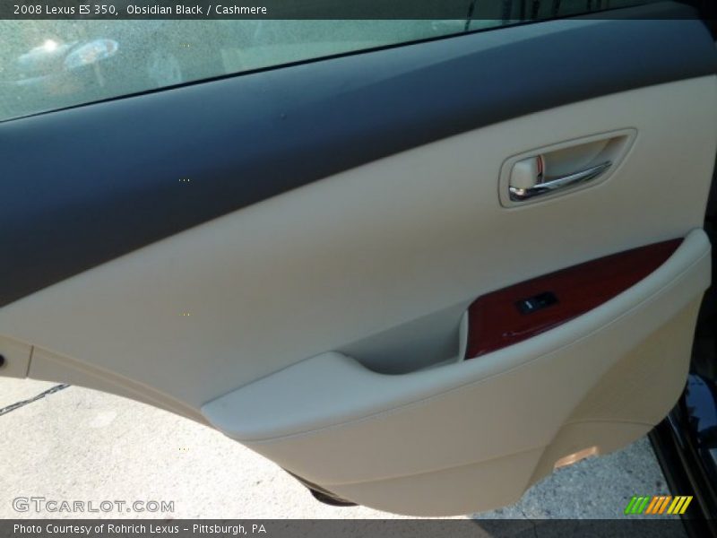 Obsidian Black / Cashmere 2008 Lexus ES 350