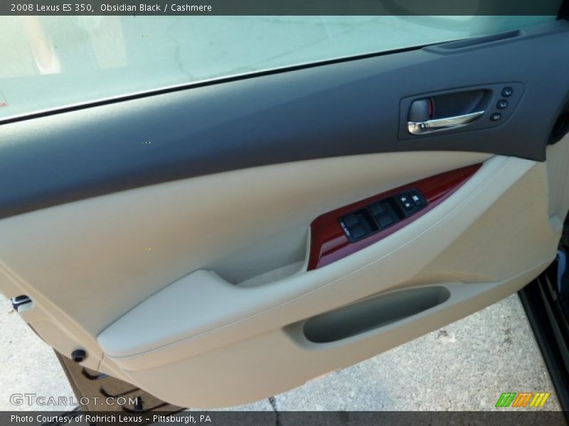 Obsidian Black / Cashmere 2008 Lexus ES 350